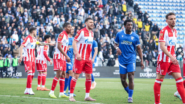 The 1/4 final match of the Mozzart Bet Cup of Serbia 2025/2026 between FK Novi Pazar and FK Crvena zvezda was played at the City Stadium in Novi Pazar. Utakmica 1/4 finala Mozzart Bet Kupa Srbije 2025/2026 izmedju FK Novi Pazar i FK Crvena zvezdaodigrana je Gradskom stadionu u Novom Pazaru.