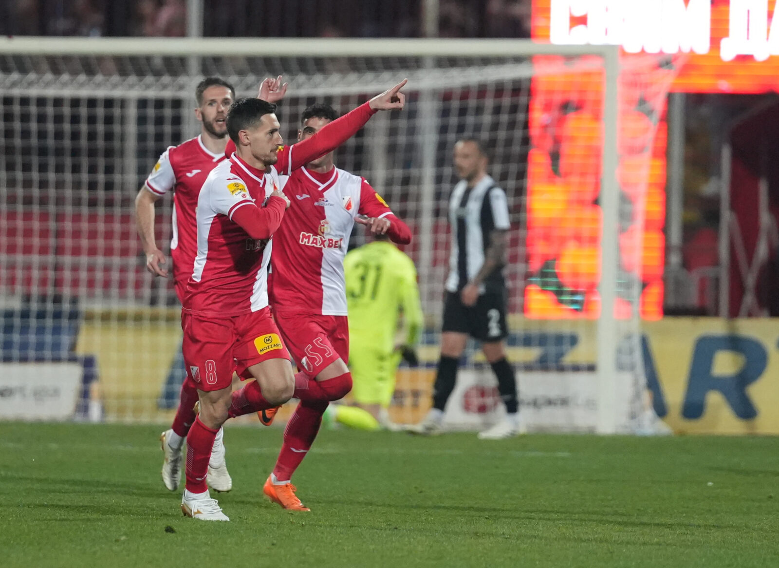 The match of the 26th round of the Mozzart Bet Super League of Serbia between FK Vojvodina and FK Partizan was played at the Karadjordje stadium in Novi Sad.