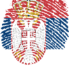 serbia, flag, fingerprint, country, pride, identity, symbol, sign, finger, print, national, nation, patriotic, patriotism, symbolic, fingermark, travel, id, culture, citizenship, sovereign, fingerprinted, identification, individuality, personal, impression, emblem, heritage, government, passport, ink, security, investigation, privacy, immigrant, citizen, europe, serbian, serbia, serbia, serbia, serbia, serbia, serbian