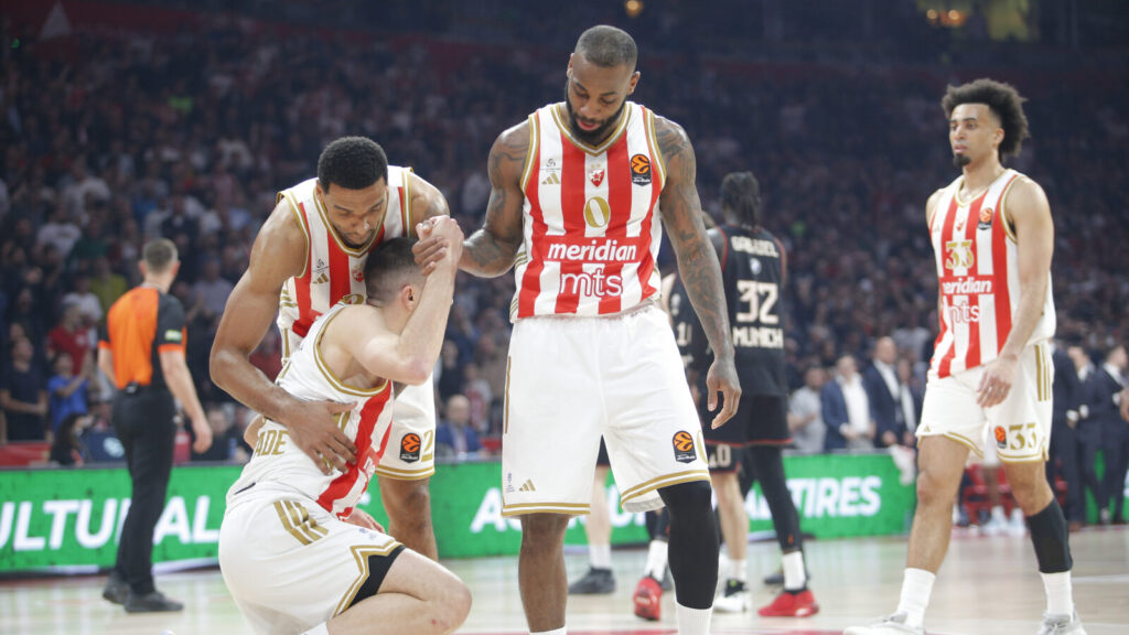 The match of the 30th round of the Turkish Airlines Euroleague between KK Crvena zvezda MeridianBet and FC Bayern Munich was played at the Belgrade Arena. Utakmica 30. kola Turkish Airlines Evrolige izmedju KK Crvena zvezda MeridianBet i FC Bayern Munich odigrana je u Beogradskoj Areni.