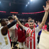 The match of the 31st round of the Turkish Airlines Euroleague between KK Crvena zvezda MeridianBet and BC Fenerbahce Beko was played in the Belgrade Arena. Utakmica 31. kola Turkish Airlines Evrolige izmedju KK Crvena zvezda MeridianBet i BC Fenerbahce Beko odigrana je u Beogradskoj Areni.