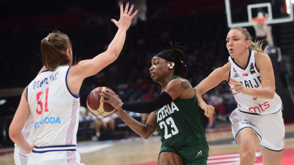 The control match of the women's basketball team of Serbia before the trip to the Olympic Games against the team of Nigeria was played in the Belgrade Arena. Kontrolna utakmica zenske kosarkaske reprezentacije Srbije pred put na Olimpijske igre protiv reprezentacije Nigerije odigrana je u Beogradsko Areni.