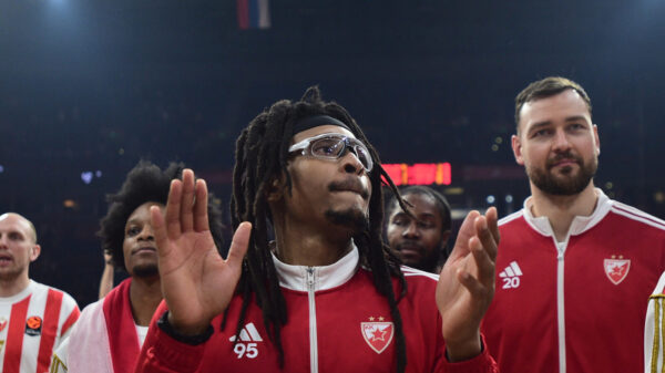The match of the 31st round of the Turkish Airlines Euroleague between KK Crvena zvezda MeridianBet and BC Fenerbahce Beko was played in the Belgrade Arena. Utakmica 31. kola Turkish Airlines Evrolige izmedju KK Crvena zvezda MeridianBet i BC Fenerbahce Beko odigrana je u Beogradskoj Areni.