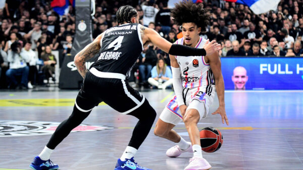 The match of the 6th round of the Turkish Airlines Euroleague between KK Partizan Mozzart Bet and BC Paris was played at the Belgrade Arena. Utakmica 6. kola Turkish Airlines Evrolige izmedju KK Partizan Mozzart Bet i BC Paris odigrana je u Beogradskoj Areni.