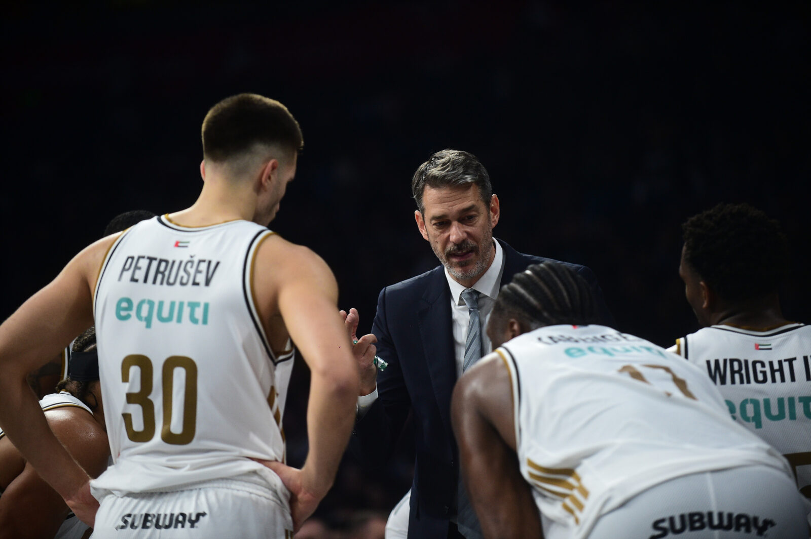 The match of the 18th round of the AdmiralBet ABA League between KK Partizan Mozzart Bet and KK Dubai Basketball was played in the Belgrade Arena. Utakmica 18. kola AdmiralBet ABA League izmedju KK Partizan Mozzart Bet i KK Dubai Basketball odigrana je u Beogradskoj Areni.