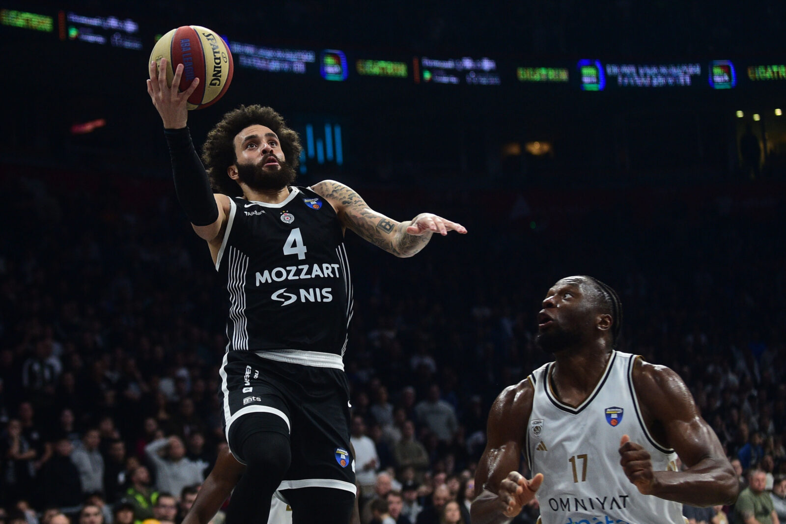 The match of the 18th round of the AdmiralBet ABA League between KK Partizan Mozzart Bet and KK Dubai Basketball was played in the Belgrade Arena. Utakmica 18. kola AdmiralBet ABA League izmedju KK Partizan Mozzart Bet i KK Dubai Basketball odigrana je u Beogradskoj Areni.