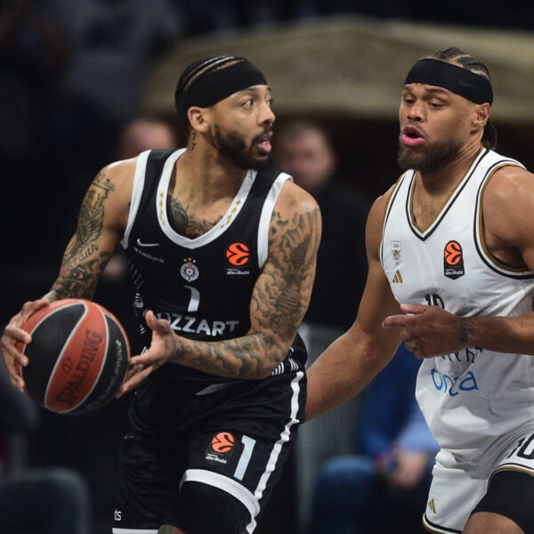 The match of the 30th round of the Turkish Airlines Euroleague between KK Partizan Mozzart Bet and BC Dubai Basketball was played in the Belgrade Arena. Utakmica 30. kola Turkish Airlines Evrolige izmedju KK Partizan Mozzart Bet i BC Dubai Basketball odigrana je u Beogradskoj Areni.