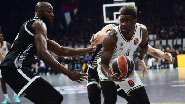 The match of the 30th round of the Turkish Airlines Euroleague between KK Partizan Mozzart Bet and BC Dubai Basketball was played in the Belgrade Arena. Utakmica 30. kola Turkish Airlines Evrolige izmedju KK Partizan Mozzart Bet i BC Dubai Basketball odigrana je u Beogradskoj Areni.