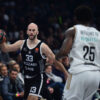 The match of the 30th round of the Turkish Airlines Euroleague between KK Partizan Mozzart Bet and BC Dubai Basketball was played in the Belgrade Arena. Utakmica 30. kola Turkish Airlines Evrolige izmedju KK Partizan Mozzart Bet i BC Dubai Basketball odigrana je u Beogradskoj Areni.