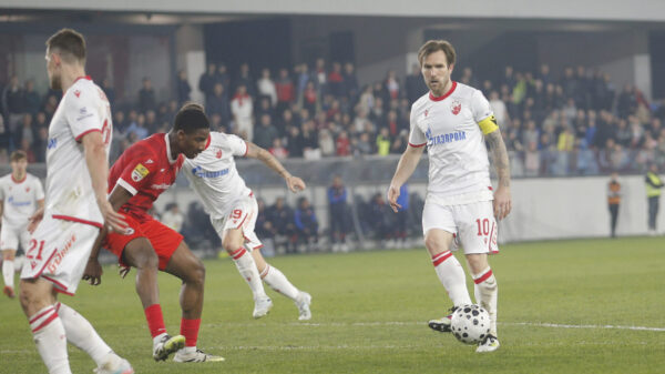 The match of the 27th round of the Mozzart Bet Super League of Serbia between FK IMT and FK Crvena zvezda was played at the Lagator City Stadium in Loznica. Utakmica 27. kola Mozzart Bet Super liga Srbije izmedju FK IMT i FK Crvena zvezda odigrana je na Gradskom stadionu Lagator u Loznici.