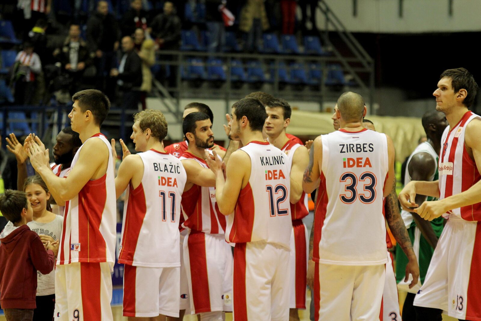 Utakmica osmog (8) kola ABA Lige izmedju KK Crvena zvezda telekom i KK Krka (Novo Mesto) odigrano u hali Pionir