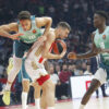 The match of the 6th round of the Turkish Airlines Euroleague between KK Crvena zvezda MeridianBet and BC Saski Baskoni was played in Belgrade Arena. Utakmica 6. kola Turkish Airlines Evrolige izmedju KK Crvena zvezda MeridianBet i BC Saski Baskoni odigrana je u Beogradskoj Areni.