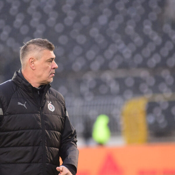 Match of round 17 of the Mozart Super League of Serbia played at the FK Partizan stadium between FK Partizan and FK Jedinstvo from Ub Utakmica 17 kola Mocart Superlige Srbije odigrana na stadionu FK Partizan izmedju FK Partizan i FK Jedinstvo iz Uba