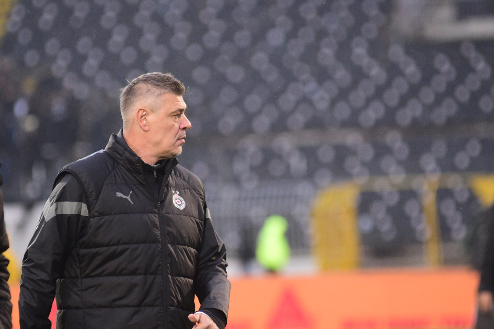 Match of round 17 of the Mozart Super League of Serbia played at the FK Partizan stadium between FK Partizan and FK Jedinstvo from Ub Utakmica 17 kola Mocart Superlige Srbije odigrana na stadionu FK Partizan izmedju FK Partizan i FK Jedinstvo iz Uba