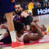 The match of the 14th round of the Turkish Airlines Euroleague between KK Crvena zvezda Meridianbet and FC Barcelona was played at the Belgrade Arena. Utakmica 14. kola Turkish Airlines Evrolige izmedju KK Crvena zvezda Meridianbet i FC Barcelona odigrana je u Beogradskoj Areni.