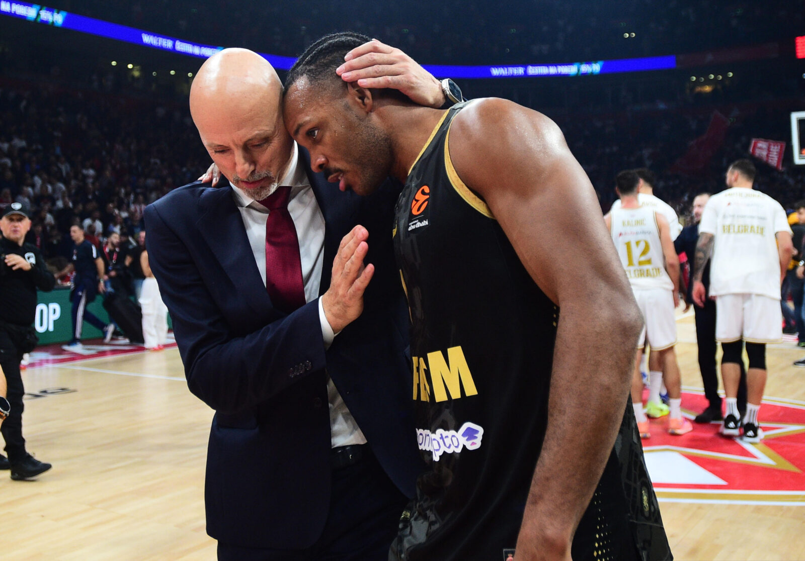 The match of the 11th round of the Turkish Airlines Euroleague between KK Crvena zvezda Meridianbet and AS Monaco was played at the Belgrade Arena. Utakmica 11. kola Turkish Airlines Evrolige izmedju KK Crvena zvezda Meridianbet i AS Monaco odigrana je u Beogradskoj Areni.