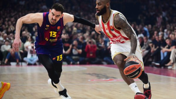 The match of the 14th round of the Turkish Airlines Euroleague between KK Crvena zvezda Meridianbet and FC Barcelona was played at the Belgrade Arena. Utakmica 14. kola Turkish Airlines Evrolige izmedju KK Crvena zvezda Meridianbet i FC Barcelona odigrana je u Beogradskoj Areni.