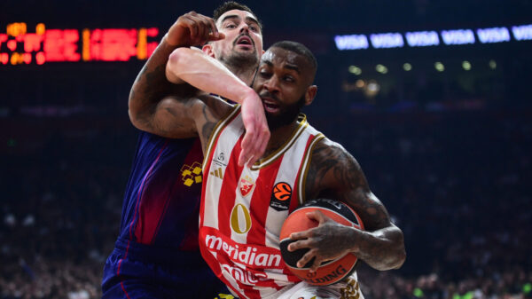 The match of the 14th round of the Turkish Airlines Euroleague between KK Crvena zvezda Meridianbet and FC Barcelona was played at the Belgrade Arena. Utakmica 14. kola Turkish Airlines Evrolige izmedju KK Crvena zvezda Meridianbet i FC Barcelona odigrana je u Beogradskoj Areni.