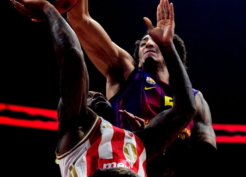 The match of the 14th round of the Turkish Airlines Euroleague between KK Crvena zvezda Meridianbet and FC Barcelona was played at the Belgrade Arena. Utakmica 14. kola Turkish Airlines Evrolige izmedju KK Crvena zvezda Meridianbet i FC Barcelona odigrana je u Beogradskoj Areni.