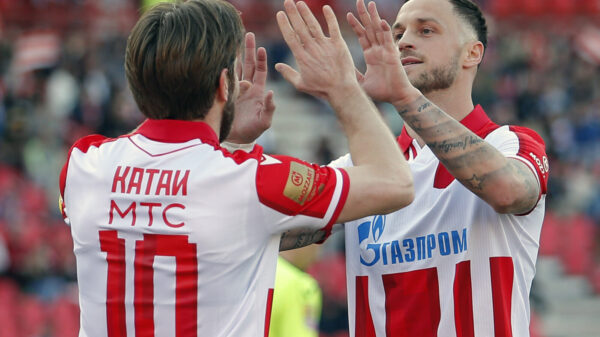 The match of the 26th round of the Mozzart Bet Super League of Serbia between FK Crvena zvezda and FK Napredak was played at the Rajko Mitic stadium. Utakmica 26. kola Mozzart Bet Super liga Srbije izmedju FK Crvena zvezda i FK Napredak odigrana je na stadionu Rajko Mitic.
