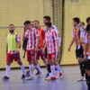 Match between Futsal Club Partizan and KMF Crvena zvezda as part of the 1/2 finals of the Belgrade Futsal Cup for the 2025/2026 season was played at the Vozdovac Sports Center. Utakmica izmedju Futsal kluba Partizan i KMF Crvena zvezda u okviru 1/2 finala Futsal Kupa Beograda za sezonu 2025/2026 odigrana je u Sportskom centru Vozdovac.