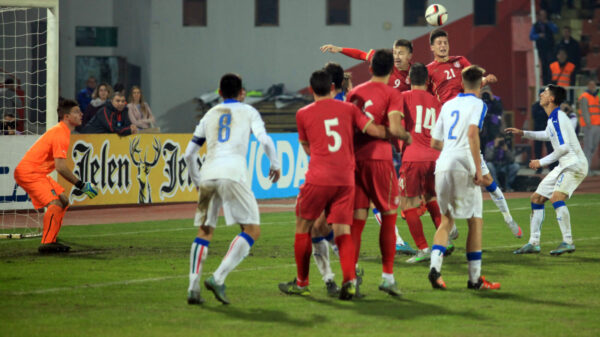 Utakmica kvalifikacija za UEFA U-21 Prvenstvo Evrope (UEFA U-21 qualifying match) izmedju Srbije (Serbia) i Italije (Italy) odigrana na Stadionu Karadjordje u Novom Sadu