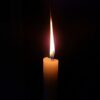 lighted candle