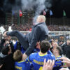 The World Cup play-off finals match between Bosnia and Herzegovina and Italy was played at the Bilino polje stadium in Zenica. Utakmica finala baraza za Svetsko prvenstvo izmedju Bosne i Hercegvine i Italije odigrana je na stadionu Bilino polje u Zenici.