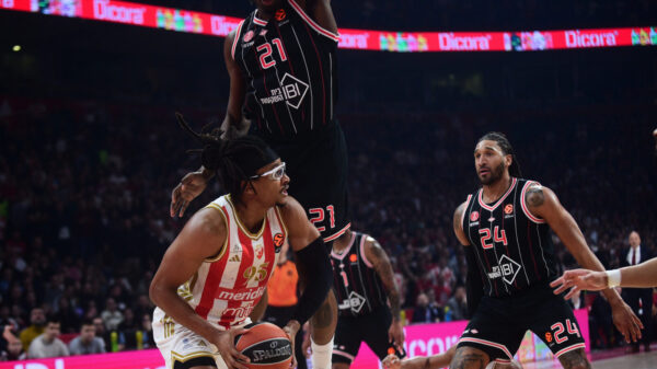 The match of the 26th round of the Turkish Airlines Euroleague between KK Crvena zvezda MeridianBet and KK Hapoel IBI Tel Aviv was played at the Belgrade Arena. Utakmica 26. kola Turkish Airlines Evrolige izmedju KK Crvena zvezda MeridianBet i KK Hapoel IBI Tel Aviv odigrana je u Beogradskoj Areni.