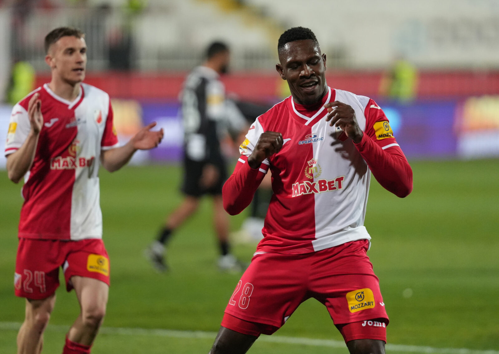 The match of the 26th round of the Mozzart Bet Super League of Serbia between FK Vojvodina and FK Partizan was played at the Karadjordje stadium in Novi Sad. Utakmica 26. kola Mozzart Bet Super liga Srbije izmedju FK Vojvodina i FK Partizan odigrana je na stadionu Karadjordje u Novom Sadu.