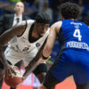 The match of the sixth round of the second phase of the AdmiralBet ABA League between KK Buducnost Voli and KK Partizan Mozzart Bet was played in the Moraca Sports Center. Utakmica seste runde druge faze AdmiralBet ABA League izmedju KK Buducnost Voli i KK Partizan Mozzart Bet odigrana je u Sportskom centru Moraca.