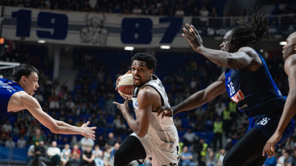 The match of the sixth round of the second phase of the AdmiralBet ABA League between KK Buducnost Voli and KK Partizan Mozzart Bet was played in the Moraca Sports Center. Utakmica seste runde druge faze AdmiralBet ABA League izmedju KK Buducnost Voli i KK Partizan Mozzart Bet odigrana je u Sportskom centru Moraca.