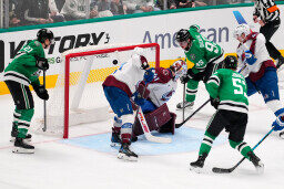 Scott Wedgewood,Matt Duchene,Jason Robertson