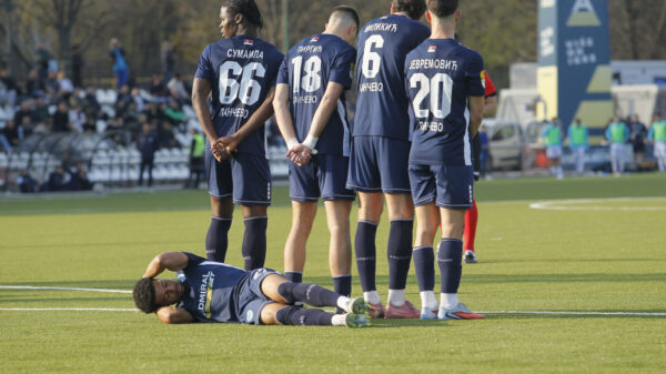 The match of the 29th round of the Mozzart Bet Super League of Serbia between FK Zeleznicar and FK Novi Pazar was played at the SC Mladost stadium in Pancevo. Utakmica 29. kola Mozzart Bet Super liga Srbije izmedju FK Zeleznicar i FK Novi Pazar odigrana je na stadionu SC Mladost u Pancevu.