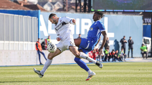 The match of the 30th round of the Mozzart Bet Super League of Serbia between FK Novi Pazar and FK Partizan was played at the City Stadium in Novi Pazar. Utakmica 30. kola Mozzart Bet Super liga Srbije izmedju FK Novi Pazar i FK Partizan odigrana je na Gradskom stadionu u Novom Pazaru.
