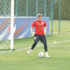 Training of the women's "A" national team of Serbia at the FSS Sports Center in Stara Pazova. Trening zenske "A" reprezentacije Srbije u Sportskom centru FSS u Staroj Pazovi.