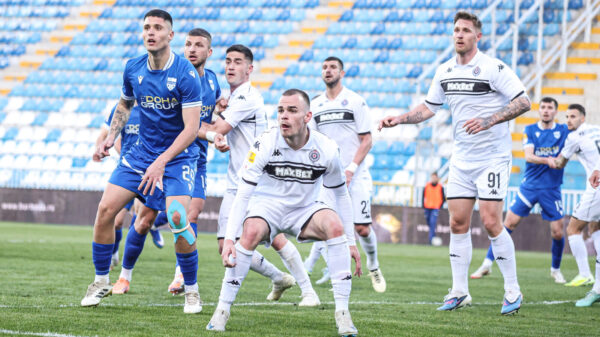 The match of the 30th round of the Mozzart Bet Super League of Serbia between FK Novi Pazar and FK Partizan was played at the City Stadium in Novi Pazar. Utakmica 30. kola Mozzart Bet Super liga Srbije izmedju FK Novi Pazar i FK Partizan odigrana je na Gradskom stadionu u Novom Pazaru.