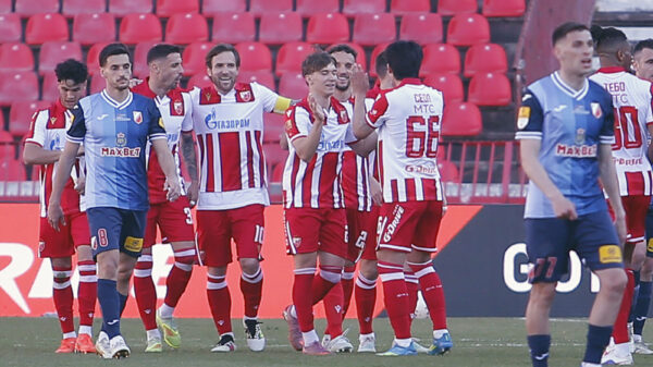 The match of the 31st round of the Mozzart Bet Super League of Serbia between FK Crvena Zveda and FK Vojvodina was played at the Rajko Mitic Stadium. Utakmica 31. kola Mozzart Bet Super liga Srbije izmedju FK Crvena zveda i FK Vojvodina odigrana je na stadionu Rajko Mitic.