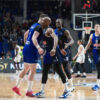 The match of the sixth round of the second phase of the AdmiralBet ABA League between KK Buducnost Voli and KK Partizan Mozzart Bet was played in the Moraca Sports Center. Utakmica seste runde druge faze AdmiralBet ABA League izmedju KK Buducnost Voli i KK Partizan Mozzart Bet odigrana je u Sportskom centru Moraca.