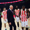 The match of the 14th round of the Turkish Airlines Euroleague between KK Crvena zvezda Meridianbet and FC Barcelona was played at the Belgrade Arena. Utakmica 14. kola Turkish Airlines Evrolige izmedju KK Crvena zvezda Meridianbet i FC Barcelona odigrana je u Beogradskoj Areni.
