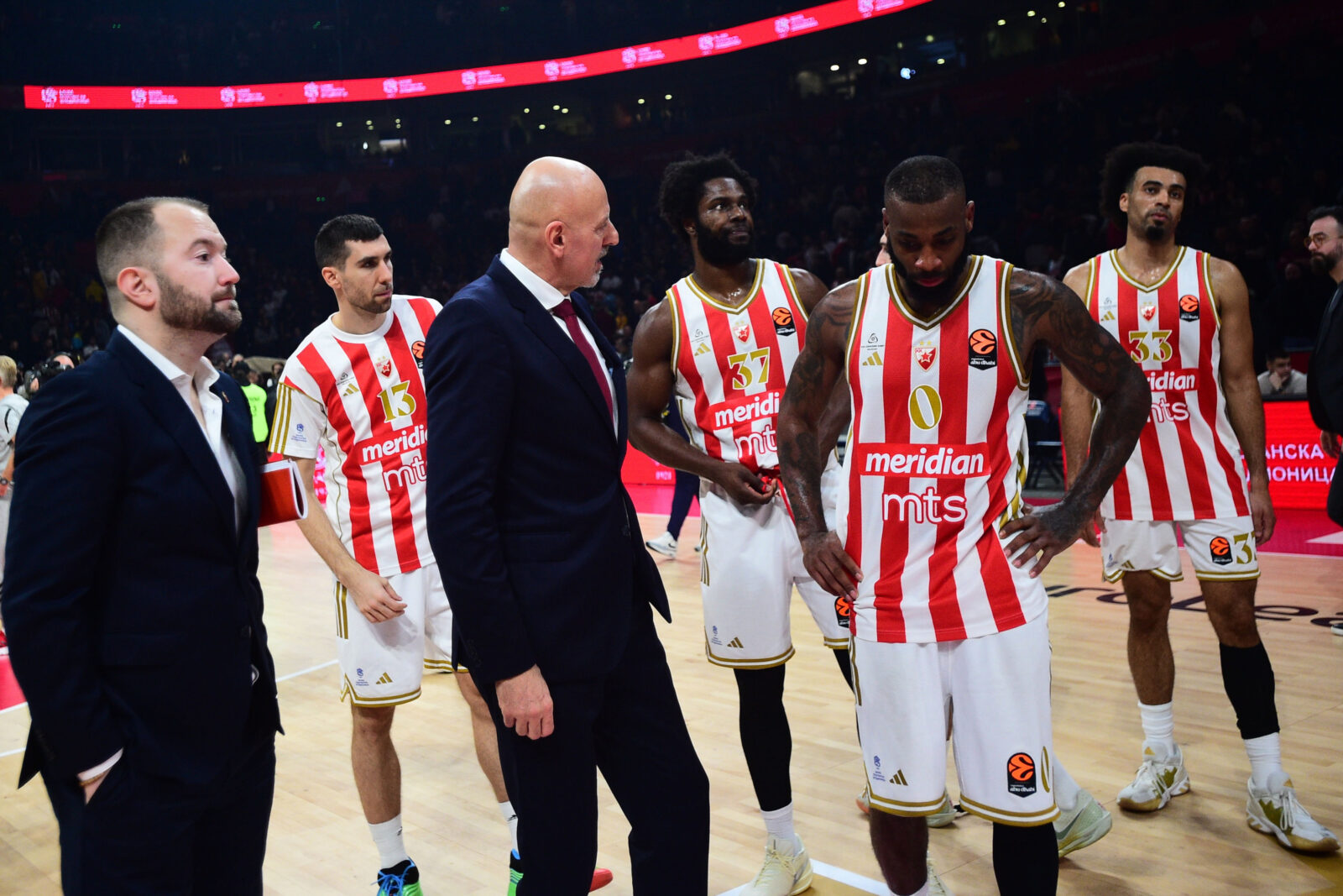 The match of the 14th round of the Turkish Airlines Euroleague between KK Crvena zvezda Meridianbet and FC Barcelona was played at the Belgrade Arena. Utakmica 14. kola Turkish Airlines Evrolige izmedju KK Crvena zvezda Meridianbet i FC Barcelona odigrana je u Beogradskoj Areni.