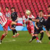 The match of the 26th round of the Mozzart Bet Super League of Serbia between FK Crvena zvezda and FK Napredak was played at the Rajko Mitic stadium. Utakmica 26. kola Mozzart Bet Super liga Srbije izmedju FK Crvena zvezda i FK Napredak odigrana je na stadionu Rajko Mitic.