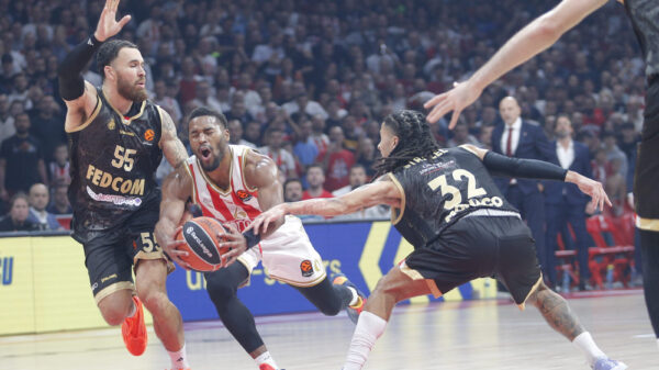The 11th round match of the Turkish Airlines Euroleague between KK Crvena zvezda Meridianbet and AS Monaco was played at the Belgrade Arena. Utakmica 11. kola Turkish Airlines Evrolige izmedju KK Crvena zvezda Meridianbet i AS Monaco odigrana je u Beogradskoj Areni.