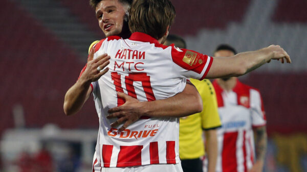 The match of the 30th round of the Mozzart Bet Super League of Serbia between FK Crvena zvezda and FK Spartak Zdrepceva krv was held at the Rajko Mitic stadium. Utakmica 30. kola Mozzart Bet Super liga Srbije izmedju FK Crvena zvezda i FK Spartak Zdrepceva krv odrzana je sa stadionu Rajko Mitic.