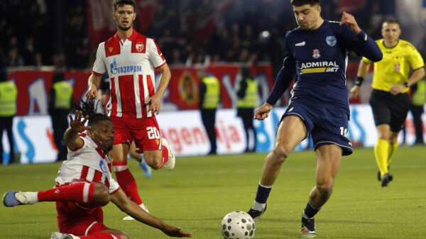 The match of the 32nd round of the Mozzart Bet Super League of Serbia between FK Zeleznicar and FK Crvena zvezda was played at the SC Mladost stadium in Pancevo. Utakmica 32. kola Mozzart Bet Super liga Srbije izmedju FK Zeleznicar i FK Crvena zvezda odigrana je na stadionu SC Mladost u Pancevu.