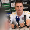 The press conference of Srdjan Blagojevic, coach of FK Partizan, on the eve of the 179th eternal derby against Red Star Belgrade, was held at the press center at the Partizan stadium. Konferencija za medije Srdjana Blagojevic, trenera FK Partizan uoci 179. vecitog derbija protiv Crvene zvezde odrzana je u press centru na stadionu Partizana.