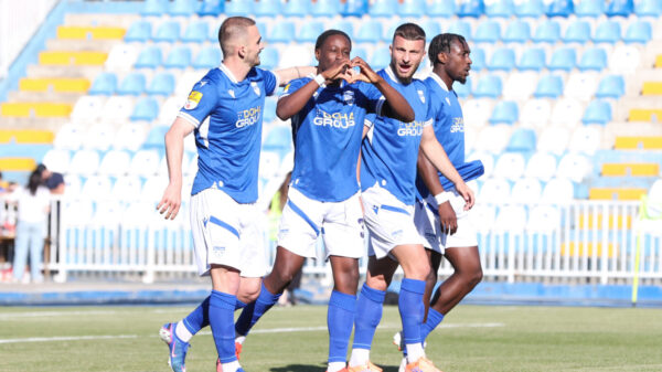 The match of the 33rd round of the Mozzart Super League of Serbia between FK Novi Pazar and FK Cukaricki was played at the City Stadium in Novi Pazar. Utakmica 33. kola Mozzart Super lige Srbije izmedju FK Novi Pazar i FK Cukaricki odigrana je na Gradskom stadionu u Novom Pazaru.