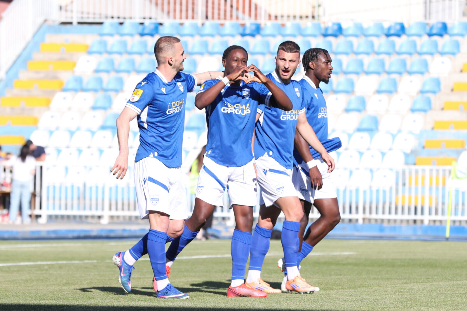 The match of the 33rd round of the Mozzart Super League of Serbia between FK Novi Pazar and FK Cukaricki was played at the City Stadium in Novi Pazar. Utakmica 33. kola Mozzart Super lige Srbije izmedju FK Novi Pazar i FK Cukaricki odigrana je na Gradskom stadionu u Novom Pazaru.