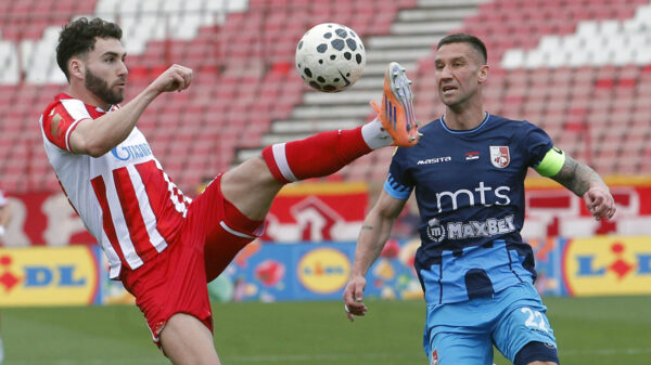 The match of the 28th round of the Mozzart Bet Super League of Serbia between FK Crvena zvezda and FK Radnicki was played at the Rajko Mitic Stadium. Utakmica 28. kola Mozzart Bet Super liga Srbije izmedju FK Crvena zvezda i FK Radnicki odigrana je na Stadionu Rajko Mitic.