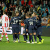 UEFA Champions League match of Group B between FC Red star and Tottenham Hotspur FC. UEFA Liga Sampiona, Grupa B utakmica izmedju FK Crvena zvezda i FK Totenhem